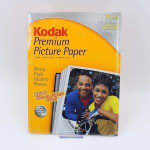 Kodak 8245276 Premium Picture Paper 8.5inx11in, 15 Sheets